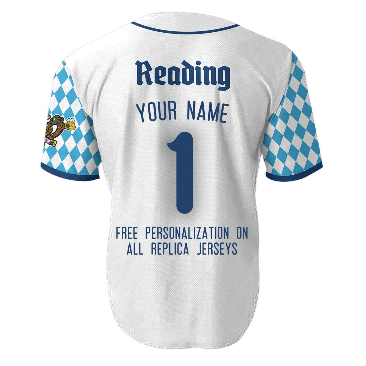 Reading Fightin Phils Prost Replica Adult Jersey – Reading Fightin
