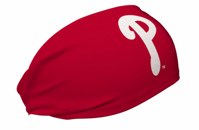 Vertical Athletics Phillies Cooling Headband Red Cap Logo
