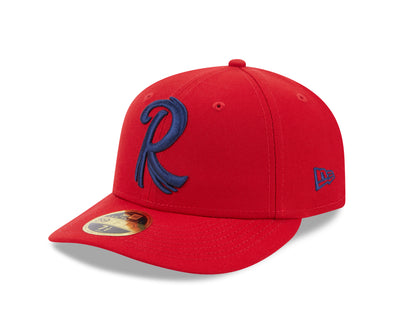 New Era 59Fifty Low Profile Red Feathered 'R' Road On-Field Hat