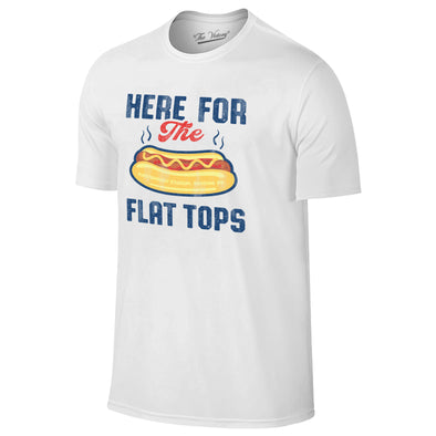 Retro Brand Reading Hot Dogs Here For The Flat Tops T-Shirt