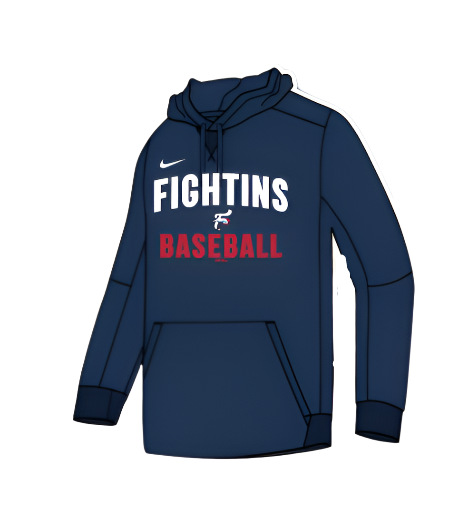 Nike Navy Blue "Fightins Baseball" Hoodie