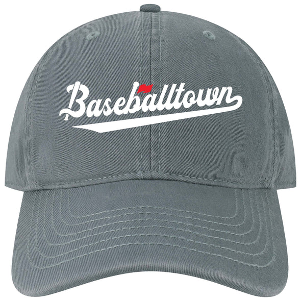 Legacy Navy Baseballtown Script EZA Adjustable Hat