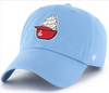 47 Philadelphia Phillies Columbia Blue Ice Cream Hat Clean Up