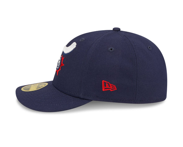 New Era 59Fifty Low Profile Reading Fightin Phils Home Navy F-Fist Hat