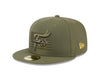 Reading Fightin Phils New Era 59Fifty Armed Forces Military Green F-Fist Flag Hat