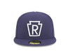 New Era 59Fifty MiLB Theme Nights Reading Keystones Navy On-Field Fitted Hat