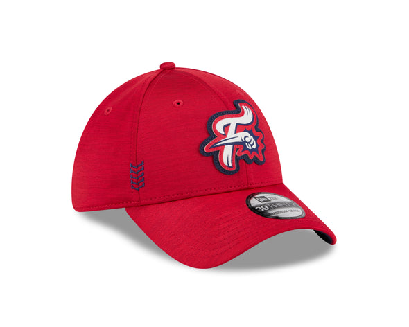 Reading Fightin Phils New Era 39Thirty Stetch Fit Clubhouse Edition Fitted Red F-Fist Hat