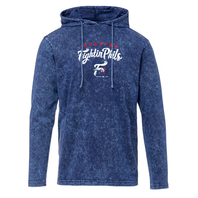 MV Sport Reading Fightin Phils Unisex Navy Long Sleeve with Hood