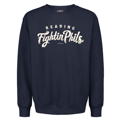 MV Sport Reading Fightin Phils Navy Crewneck