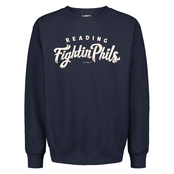 MV Sport Reading Fightin Phils Navy Crewneck