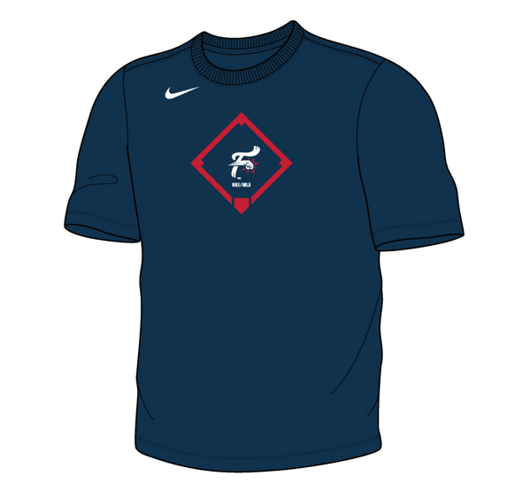 Nike Navy Baseball Diamond Legend Tee