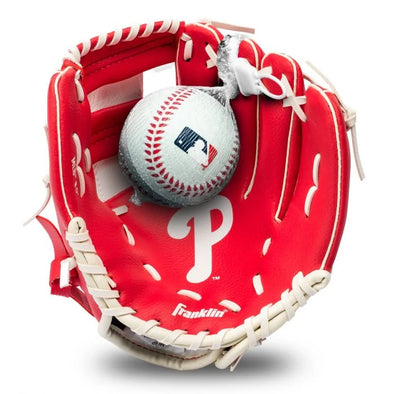 Franklin Phillies Glove and Soft Toss Ball Set