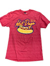 Adult Reading Hot Dogs Tee and Hat Combo