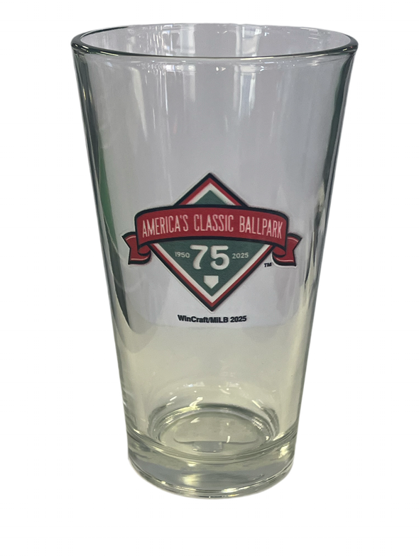 Wincraft Reading Fightin Phils 75th Anniversary Pint Glass