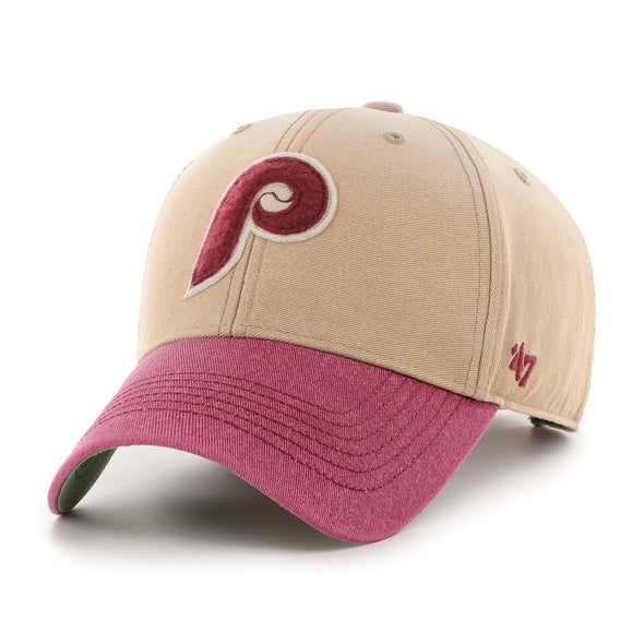 '47 MVP Philadelphia Phillies Cooperstown Khaki Dusted Sedgwick Hat