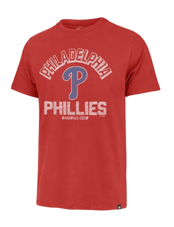 '47 Philadelphia Phillies Baseball Club Red T-Shirt