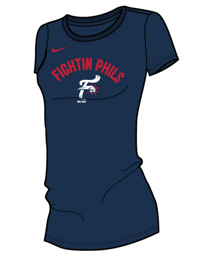 Nike Navy Women's Fightin Phils Tee