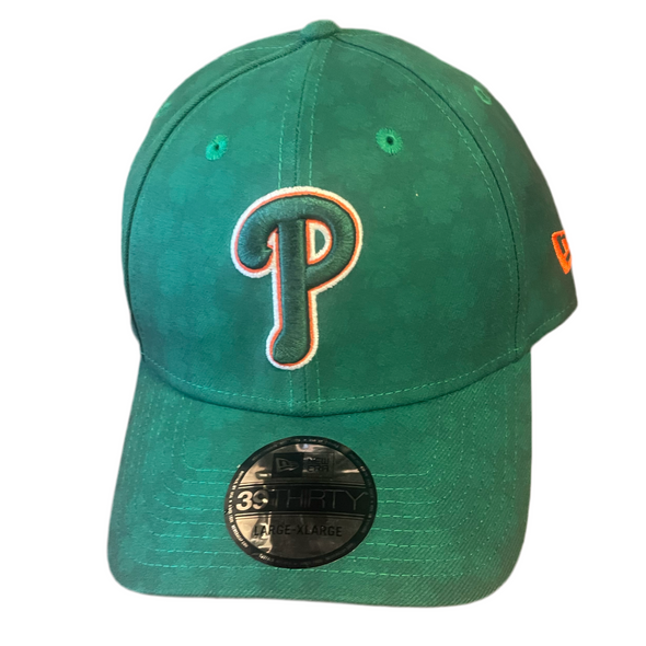 New Era - 39Thirty Stretch Fit Green St Pattys Philadelphia Phils Hat