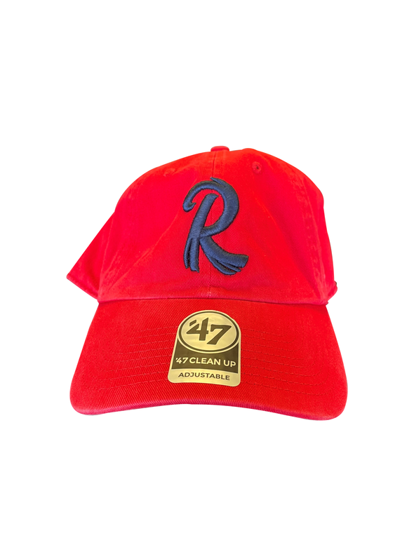 '47 Clean Up Feathered "R" Red Adjustable Hat