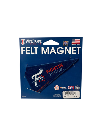 Felt Fightin Phils Logo Pennant Magnet