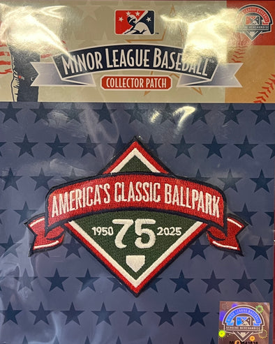 Reading Fightin Phils 75th Anniversary Patch