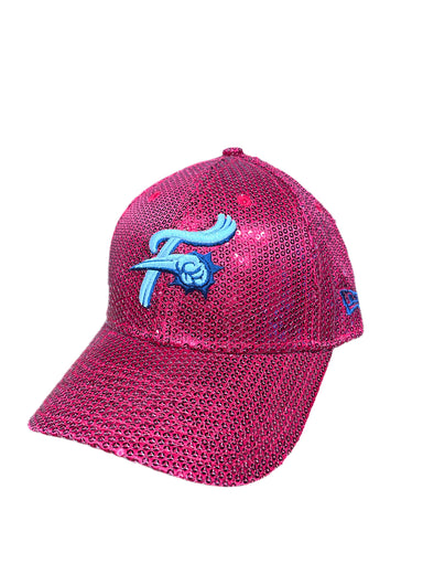 New Era 9Fourty Red Sequin Reading Fightin Phils Youth Hat