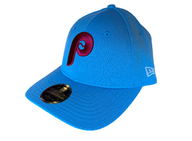 New Era 9Forty Philadelphia Phillies Columbia Blue M-Crown Youth Adjustable Hat