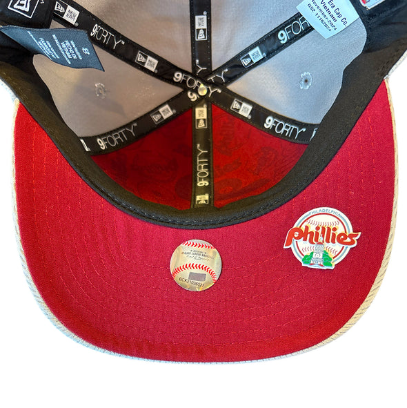 New Era 9Forty Philadelphia Phillies Grey Youth M-Crown Adjustable Hat