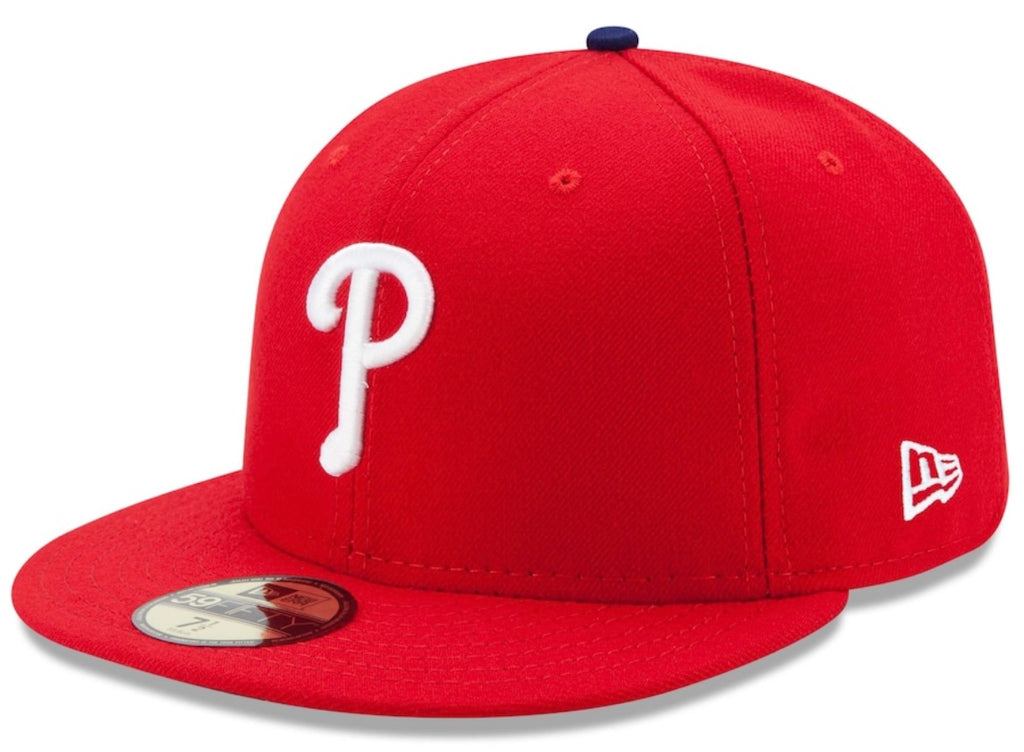 New Era 59FIFTY Youth Philadelphia Phillies Red Game MLB Authentic