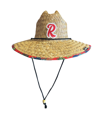R-Phils Floral Straw Home Run Hat