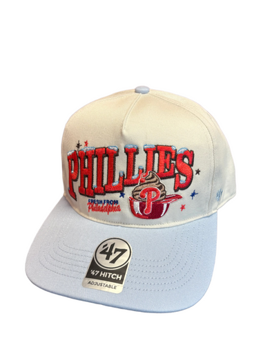 '47 Light Blue "Fresh from Philadelphia" Phillies Ice Cream Parlor Hitch