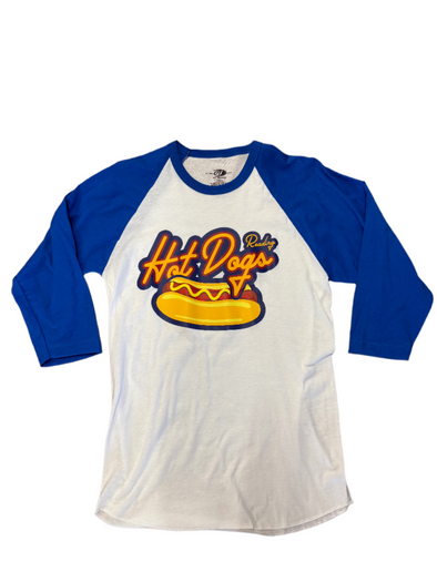 3/4 sleeve OT Sport  Reading Hot dog tee shirt