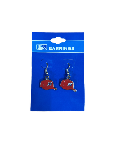 Red F-Fist Cap Earrings