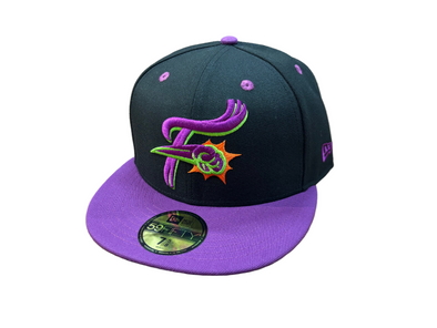New Era 59Fifty High Profile Halloween Black/Purple F-Fist Fitted Hat