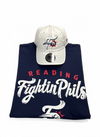 Adult Reading Fightin Phils Primary Logo and Clutch Hat Combo