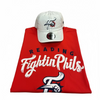 Adult Reading Fightin Phils Primary Logo and Clutch Hat Combo
