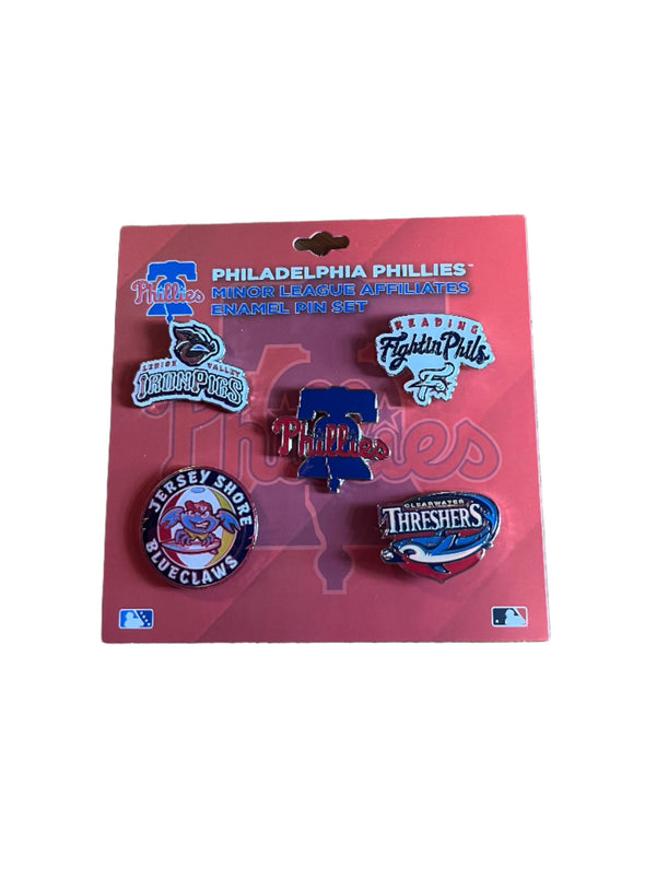 Philadelphia Phillies Affiliate Pin Set