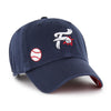 '47 Clean Up Women's Reading Fightin Phils Navy Confetti Icon Hat