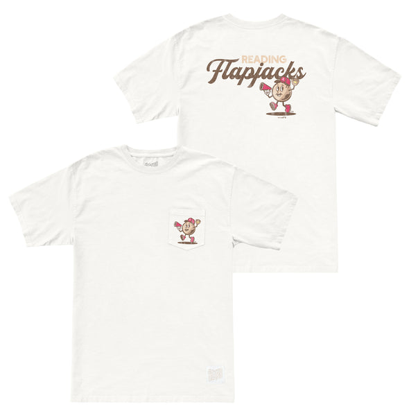 Retro Brand White Flapjacks Pocket Tee
