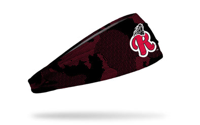 Red and Black R train Headband