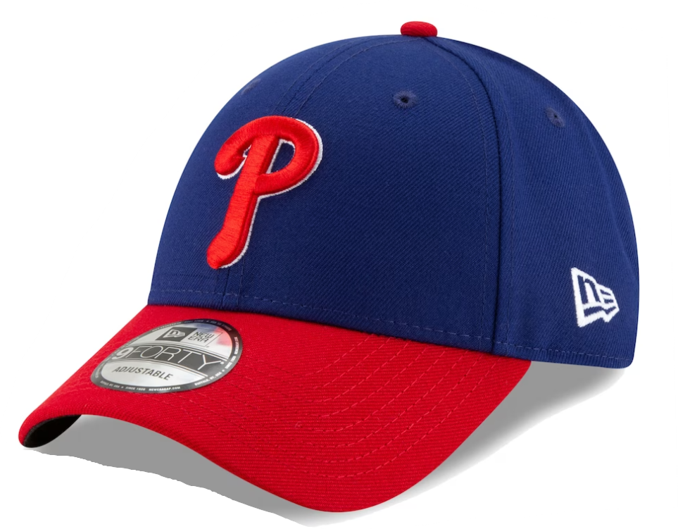 New Era 9Forty Philadelphia Phillies 'The League' Sunday Alternate Blue and Red Adjustable Hat
