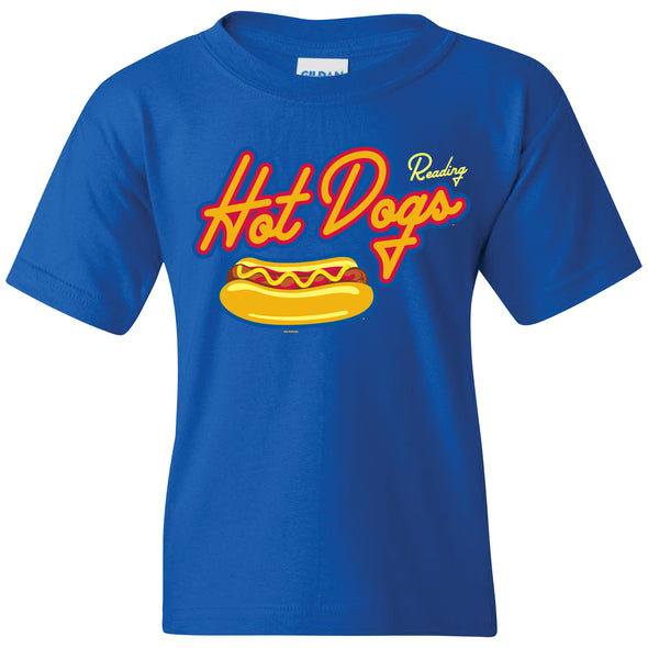 Bimmridder Youth Royal Reading Hot Dogs Logo Tee
