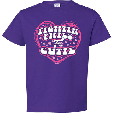 Bimmridder Purple Fightin Phils Toddler Tee