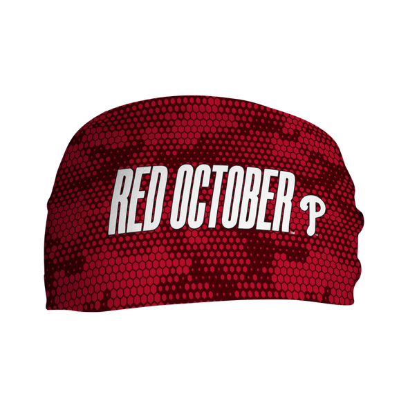 Vertical Athletics Philadelphia Phillies Red October Playoff Headband