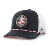 '47 Trucker Philadelphia Phillies Navy Union Patch American Flag Snap Back Hat