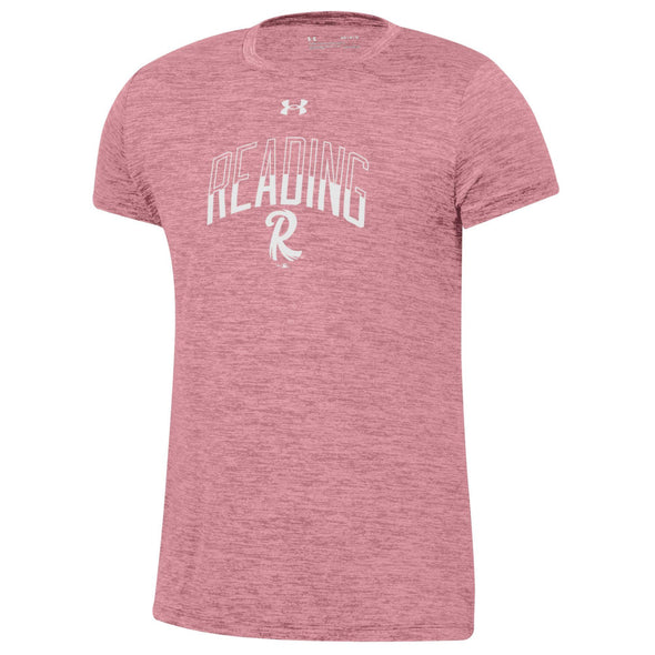 Under Armour Girls Reading Fightin Phils Pink Twist T-Shirt