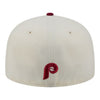 New Era 59Fifty Philadelphia Phillies Cream Throwback High Profile Fitted Hat
