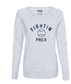 MV Sport Grey Fightin Phils Women's Crewneck