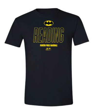 OT Sports Reading Fightin Phils Youth Batman Tee