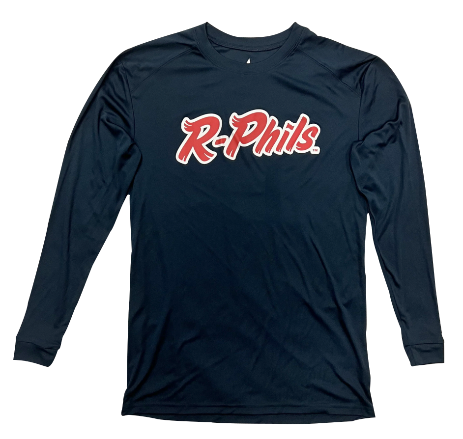 Reading Phillies Under Armour Performance Long Sleeve T-Shirt - Navy